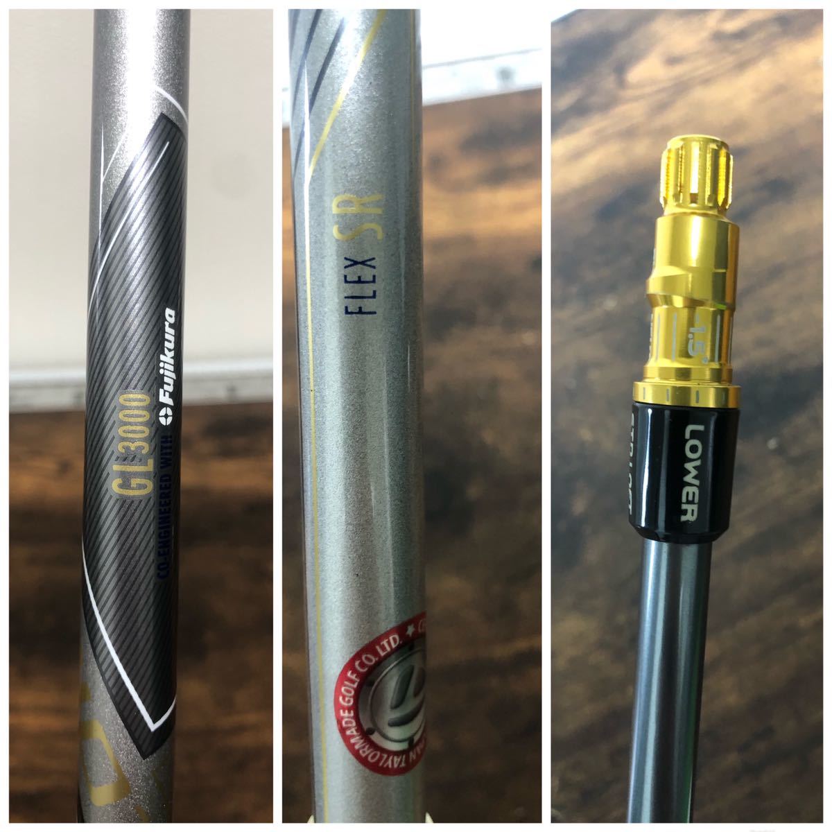テーラーメイド グローレ ドライバー スリーブ付き シャフト GL3000