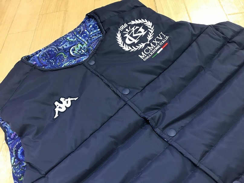 限定セール，品質保証 Kappa GOLF カッパ ゴルフ リバーシブル ダウンベスト KC852VE01 RB Ｌ(ベスト)｜売買されたオークション情報、yahooの商品情報をアーカイブ公開 - オークファン ベスト