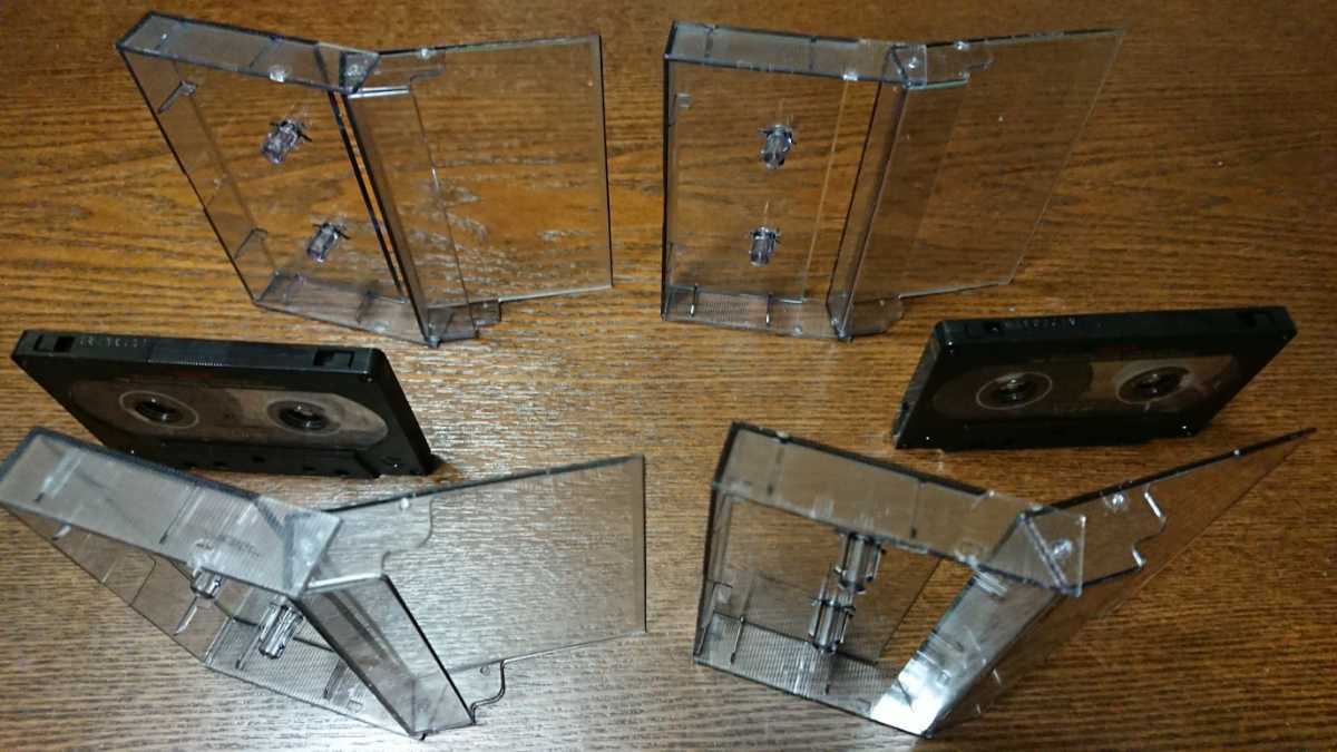 使用済み maxell カセットテープ ハイポジション (TYPE Ⅱ) XLⅡ46 46分2本、XLⅡ54 54分2本 合計4本セット つめあり_4