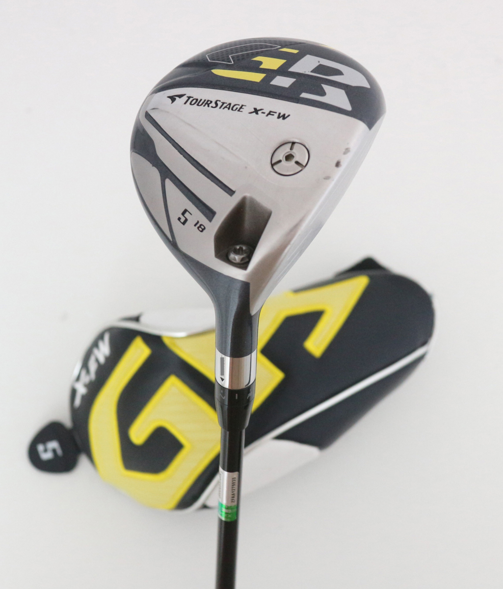  ブリヂストン ツアーステージX-FW GR フェアウェイウッド 2014年モデル 5W 18&deg;B14-03W S ヘッドカバー付き 23977(ブリヂストン)｜売買されたオークション情報、yahooの商品情報をアーカイブ公開 - 男性右きき用