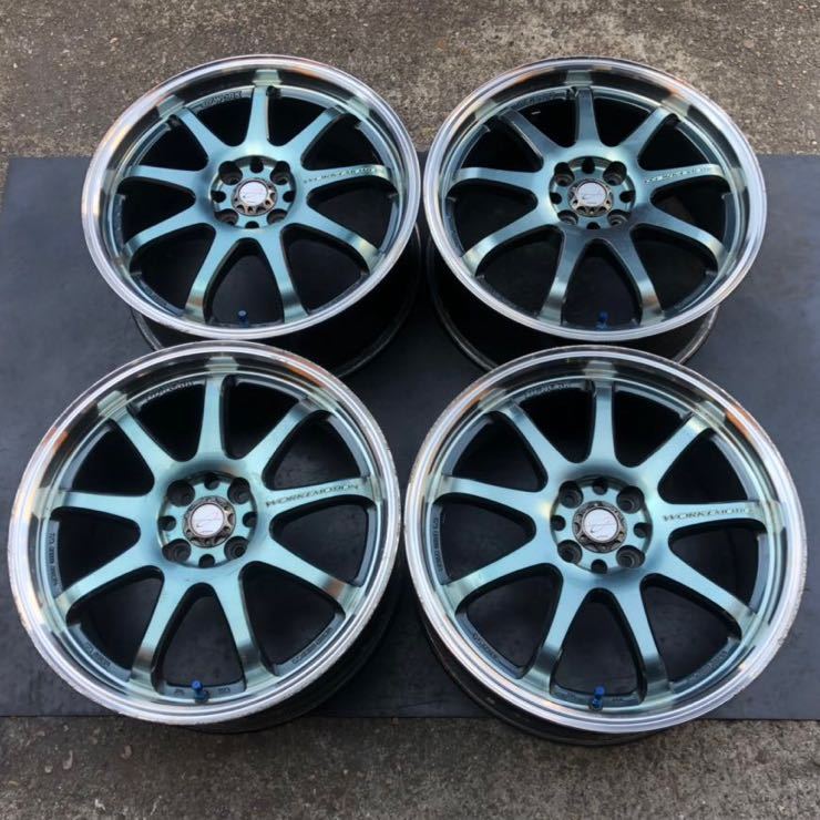 WORK EMOTION XD9 ワーク エモーション 17×7J 4H100 +53 中古品 4本