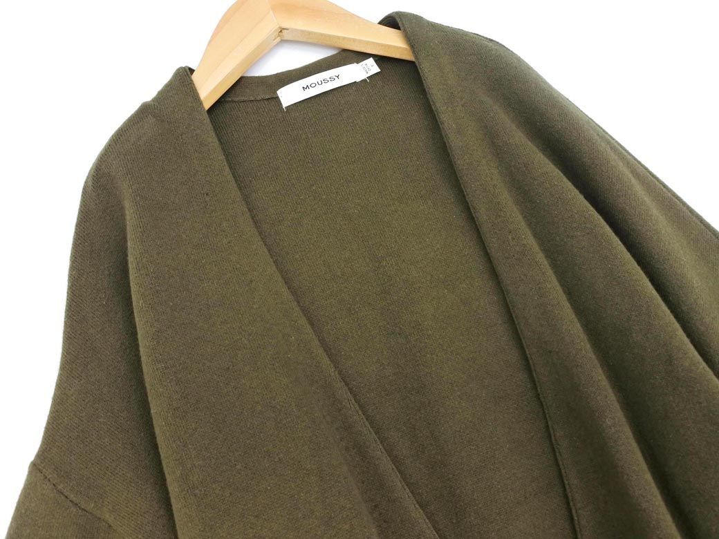Moussy マウジー ロング カーディガン Sizef カーキ Aid0 カーディガン 売買されたオークション情報 Yahooの商品情報をアーカイブ公開 オークファン Aucfan Com