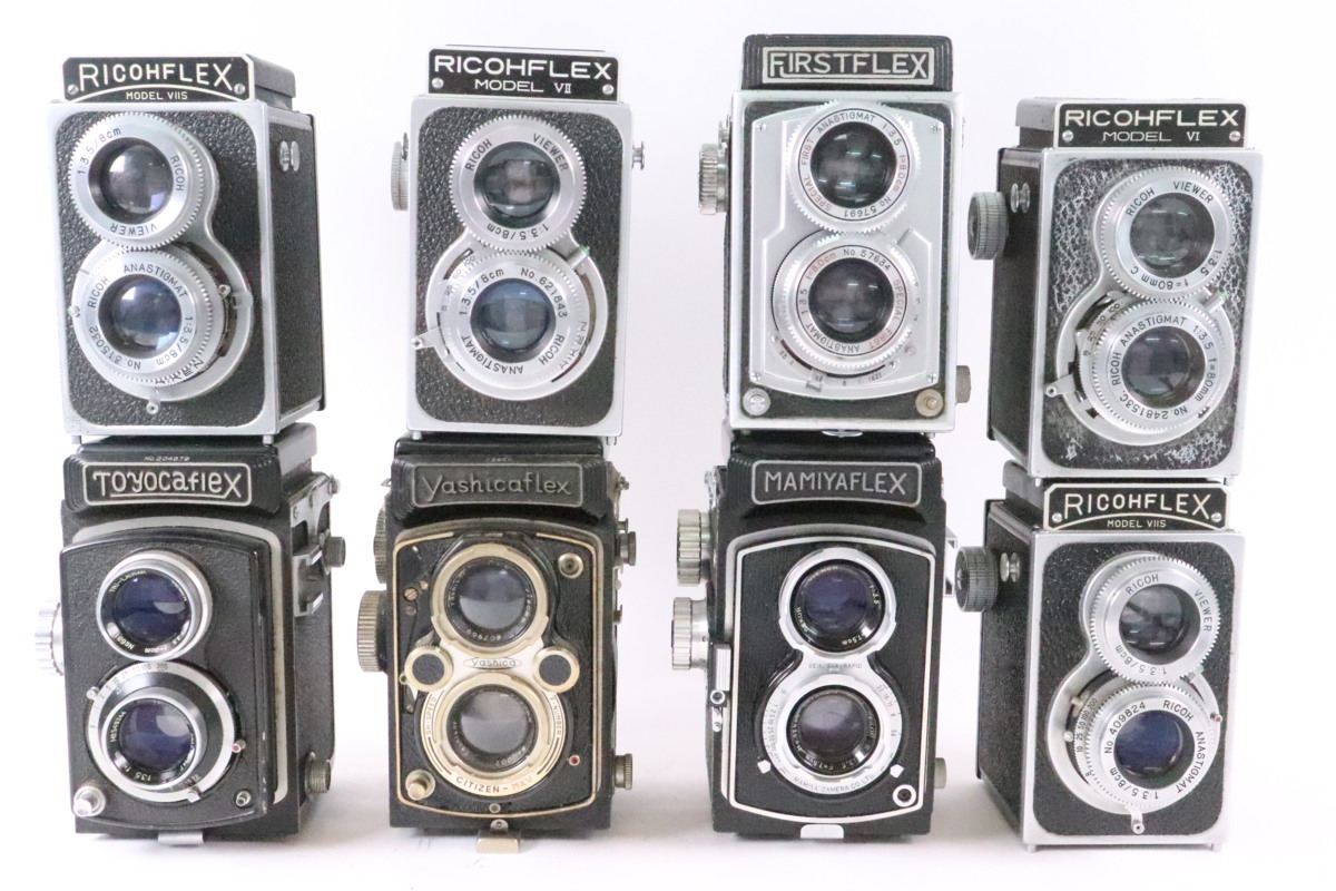 SALE，正規品 ８点 MAMIYAFLEX 1:3.5 7.5cm / RICOHFLEX 1:3.5 8cm 等 フィルムカメラ 二眼レフ まとめ売り 3108-N(マミヤ)｜売買されたオークション情報、yahooの商品情報をアーカイブ公開 - オークファン マミヤ