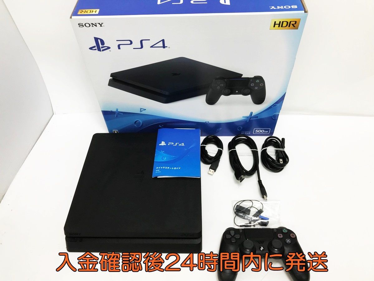 1円】PS4 本体 PlayStation 4 ジェット・ブラック 500GB (CUH-2100AB01 
