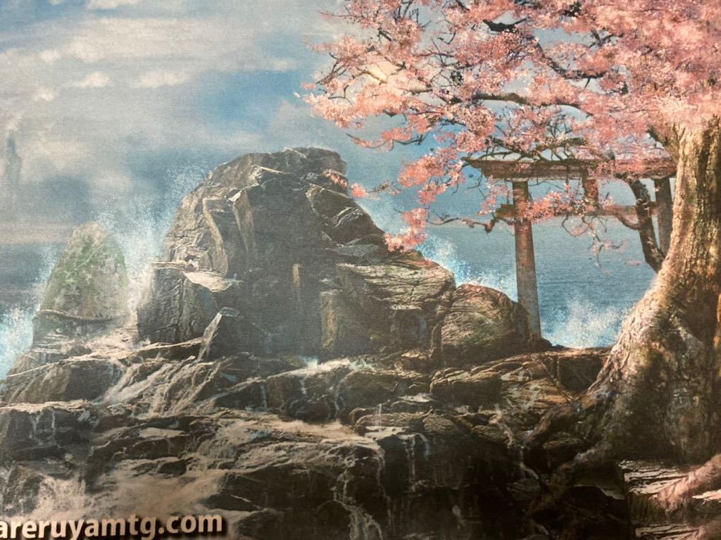 和風 プレイマット Rob Alexander プレイマット 四季シリーズ 「春の桜