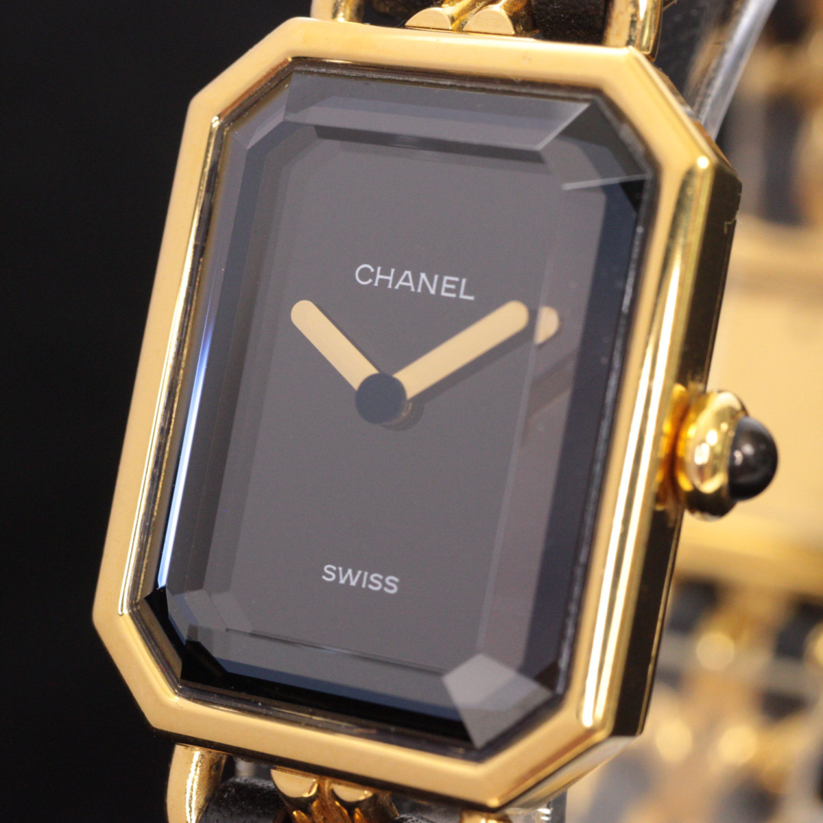 □ CHANEL シャネル 腕時計 プルミエール クォーツ XL スイス製 約51.1 