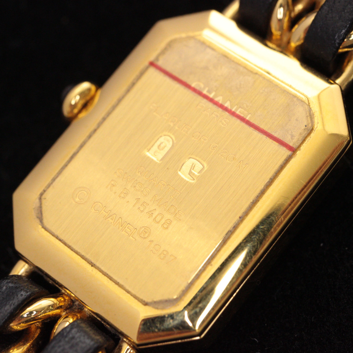 □ CHANEL シャネル 腕時計 プルミエール クォーツ XL スイス製 約51.1 