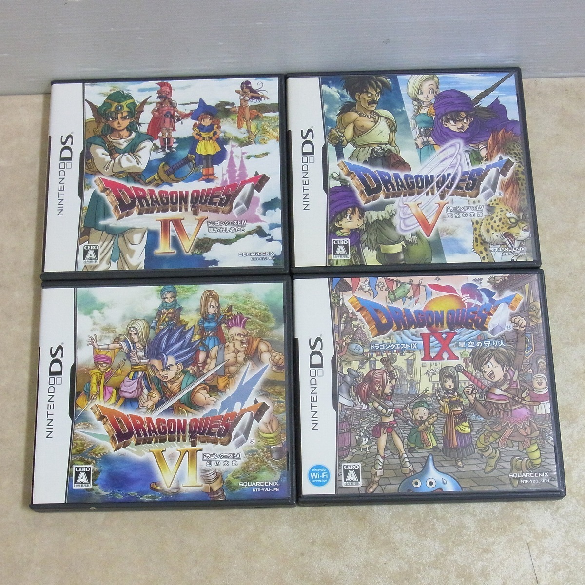 ニンテンドーDS ドラゴンクエスト IV/V/VI/IX まとめて4本セット
