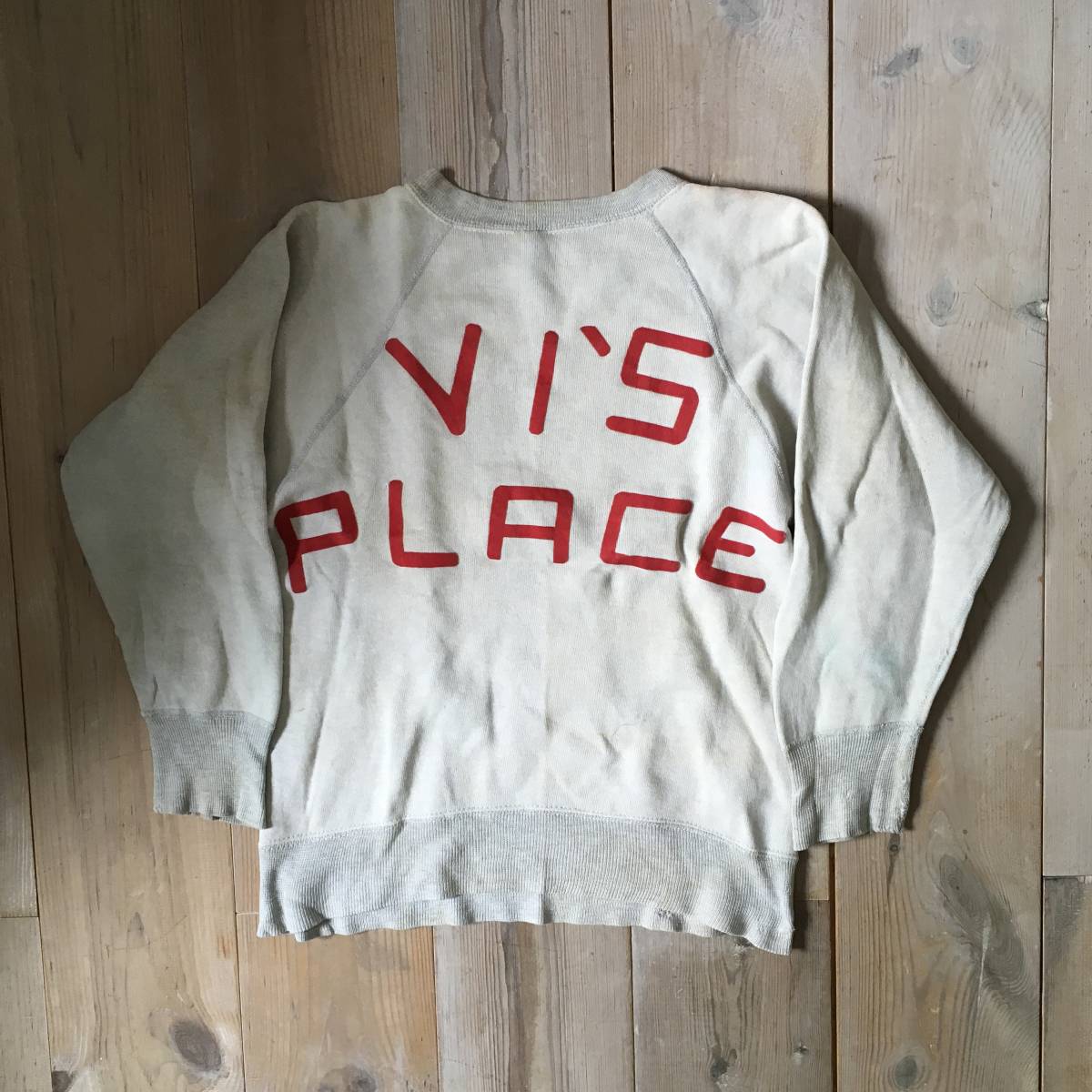 50s Vintage U.S.A リブ長 ツートーン スウェット ヴィンテージ 