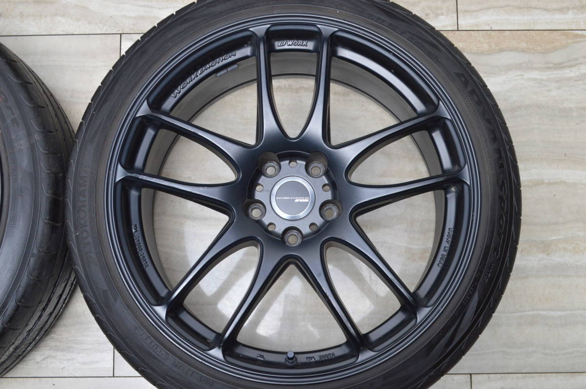 良好品】WORK ワーク エモーション キワミ 極 19in 8.5J +35 9.5J +38