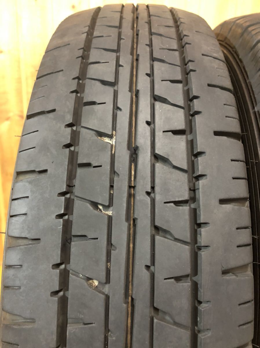 195/80R15 107/105L LT DUNLOP/ENASAVE VAN01 16年 バリ山 ハイエース
