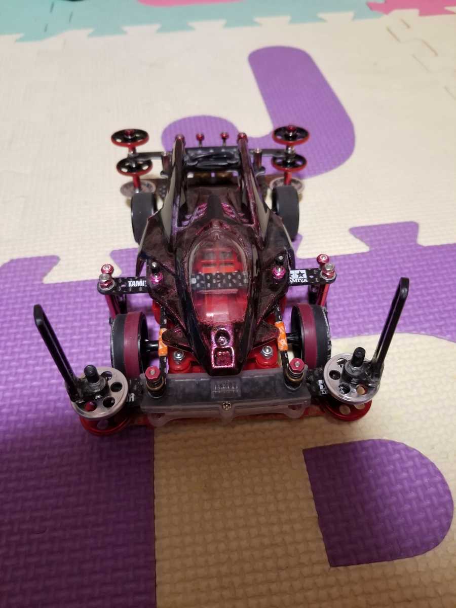 ミニ四駆 完成品 MSフレキ 前スラダン リア一軸アンカー サンダー