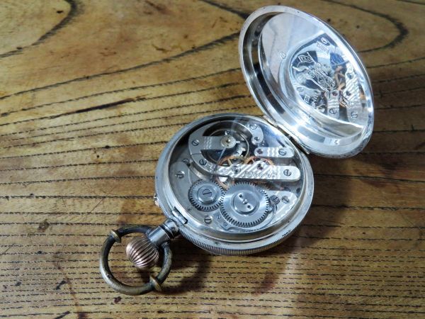 271 レッツ商会 商館時計 懐中時計 時計店整理品 可動品 ジャンク 銀