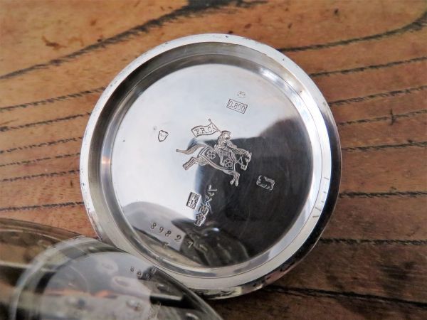 271 レッツ商会 商館時計 懐中時計 時計店整理品 可動品 ジャンク 銀
