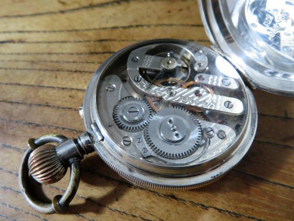 271 レッツ商会 商館時計 懐中時計 時計店整理品 可動品 ジャンク 銀