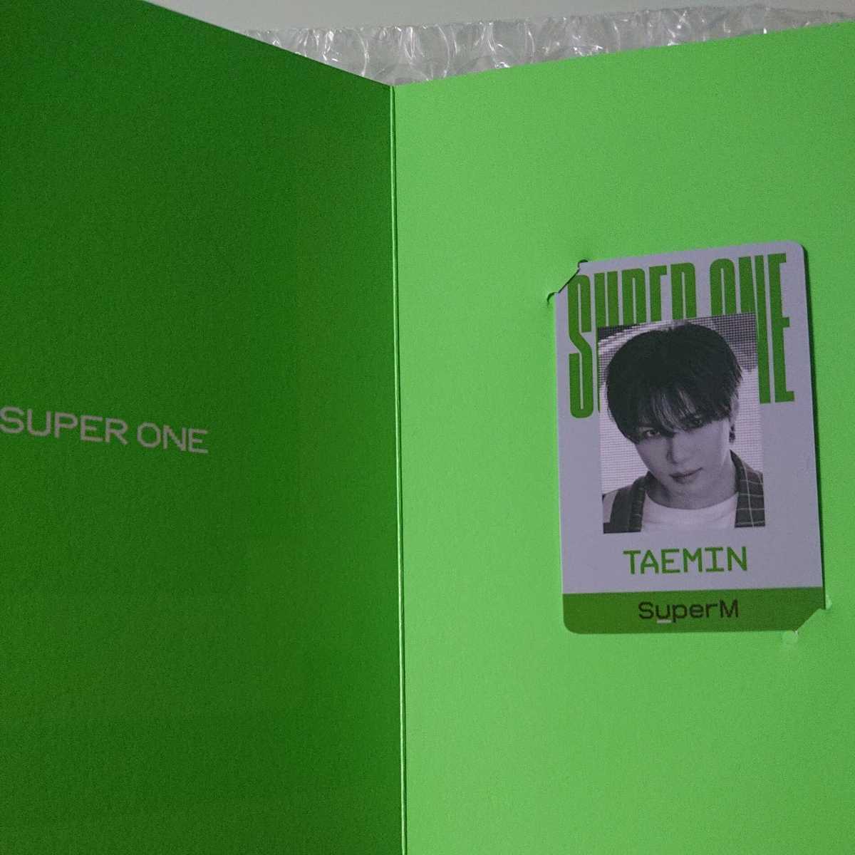 SuperM SUPER ONE テミン IDカード one ver. 緑 SuperM Album