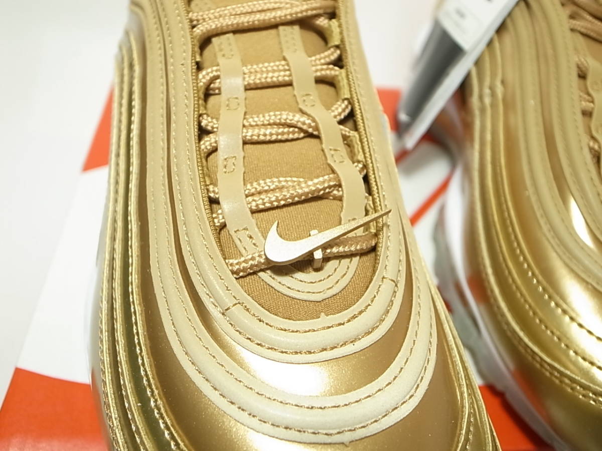 送料無料】NIKE W AIR MAX 97 SP METALLIC GOLDメタリック ゴールド 金 