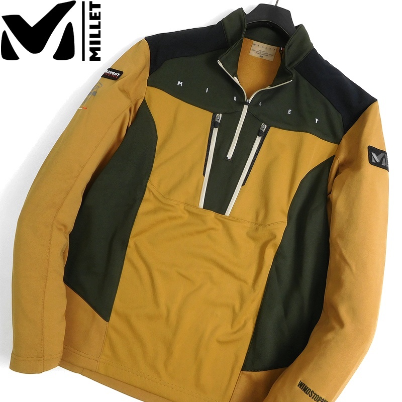  MILLET ミレー 秋冬 WIND STOPPER 保温 裏起毛 ソフトシェル ストレッチ ハーフジップ プルオーバー MOSS 110 10547 023 out0488c(男性用)｜売買されたオークション情報、yahooの商品情報をアーカイブ公開 - 男性用