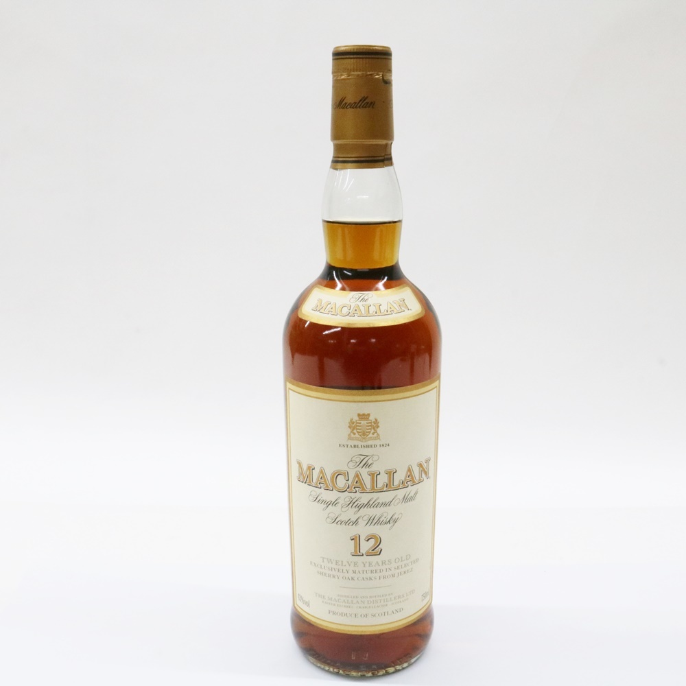 得価，100%新品 古酒 MACALLAN マッカラン 12年 シェリー オーク カスク 750ml 43% 未開栓 旧ボトル スコッチ ウイスキー サントリー輸入品(ハイランド)｜売買されたオークション情報、yahooの商品情報をアーカイ シングルモルト