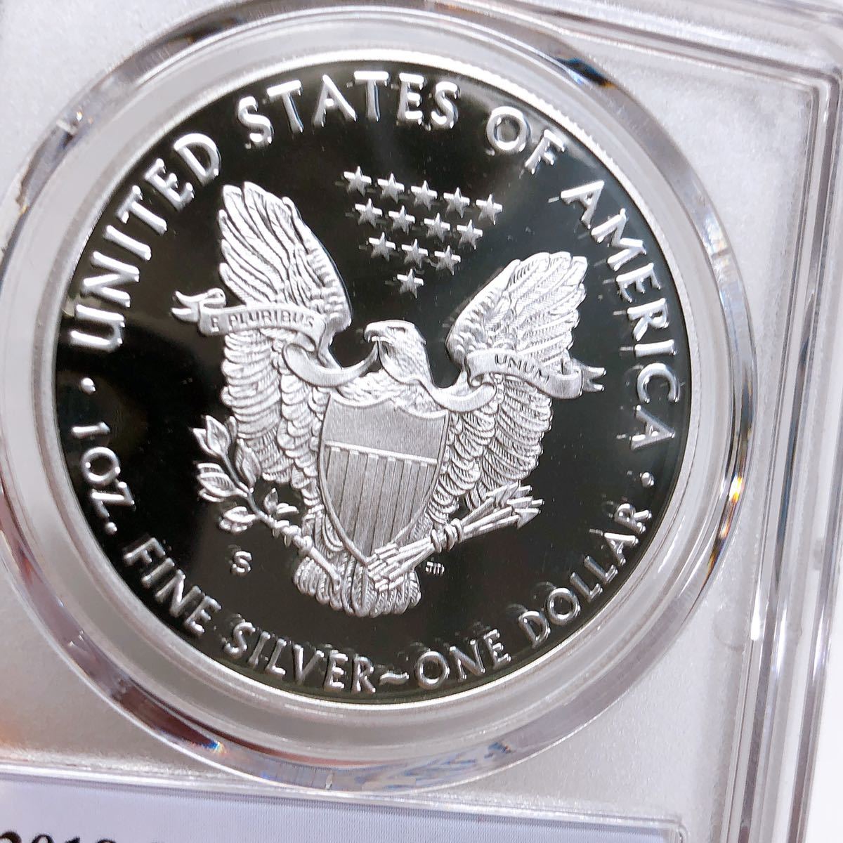 ☆最高鑑定☆鑑定枚数200枚のみ☆ 2018-S アメリカ イーグル 銀貨 PCGS