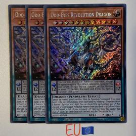 遊戯王 超天新龍オッドアイズレボリューションドラゴン 3枚セット Eu版 英語版 シク シークレット 海外版 英語版 売買されたオークション情報 Yahooの商品情報をアーカイブ公開 オークファン Aucfan Com
