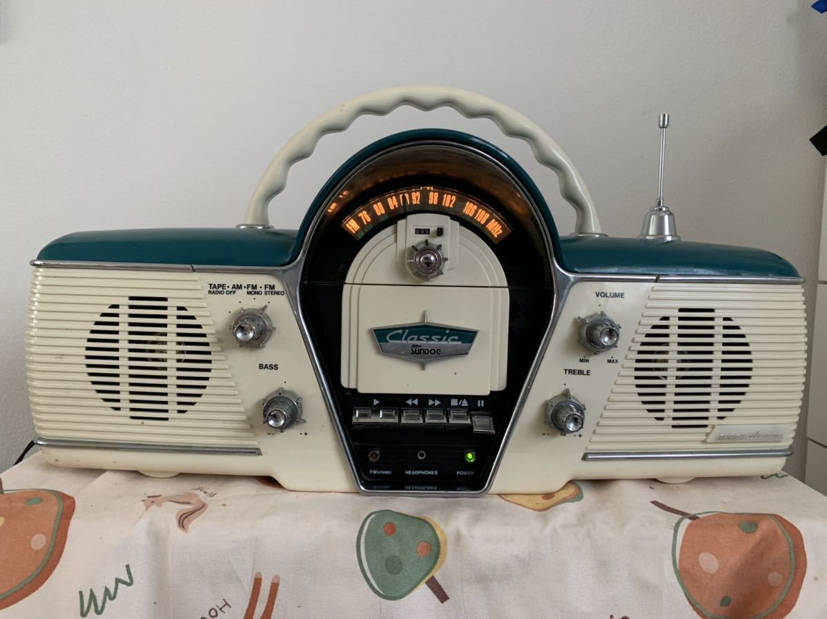 SDC-600 サン商事 ラジカセ SUNDOG Ciassic アメリカン 昭和レトロ