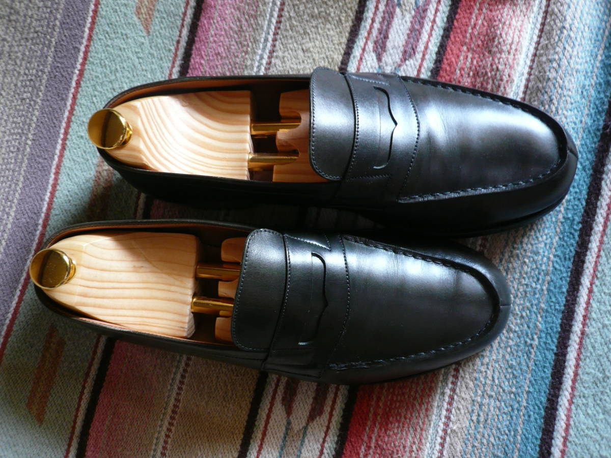 8D WESTON J.M. 180ローファー バーガンディ 0 極美品 jmweston な*ん 