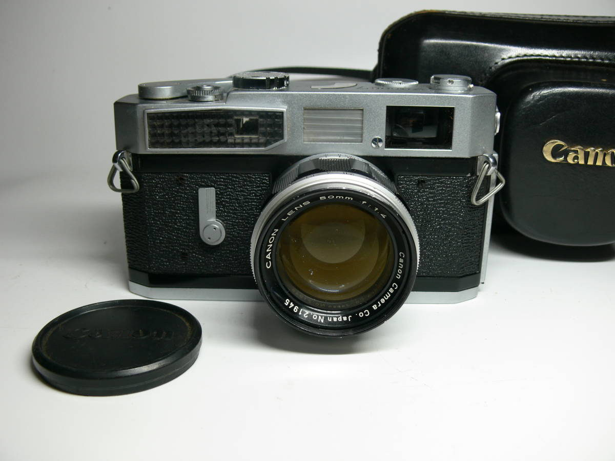 ◇Canon【MODEL 7】＋レンズ【50mm 1:1.4】USED品 革ケース付属