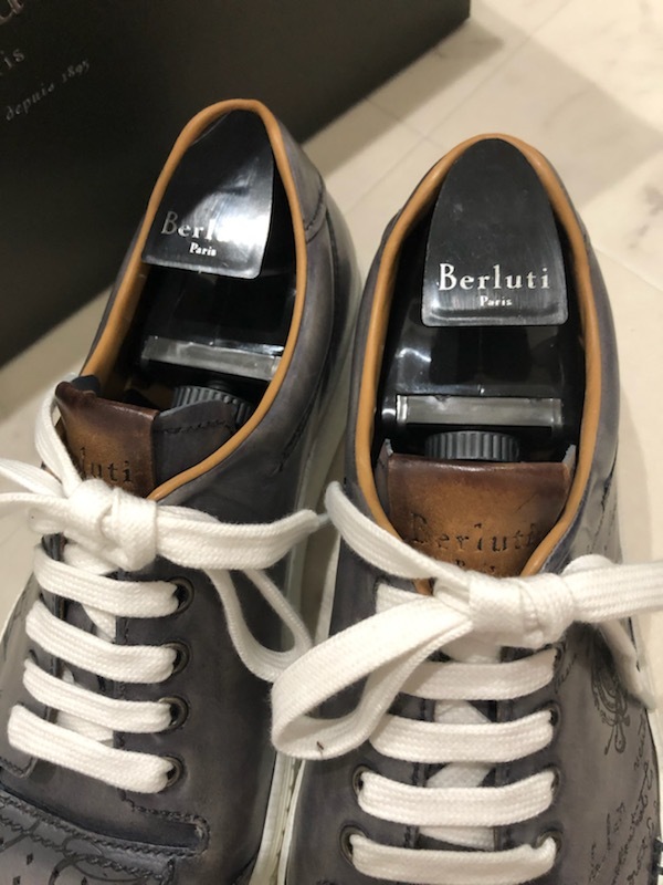 Berluti ベルルッティ カリグラフィ レザースニーカー(26.5cm)｜売買 