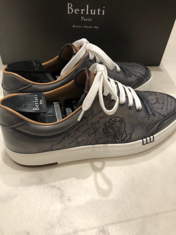 Berluti ベルルッティ カリグラフィ レザースニーカー(26.5cm)｜売買 