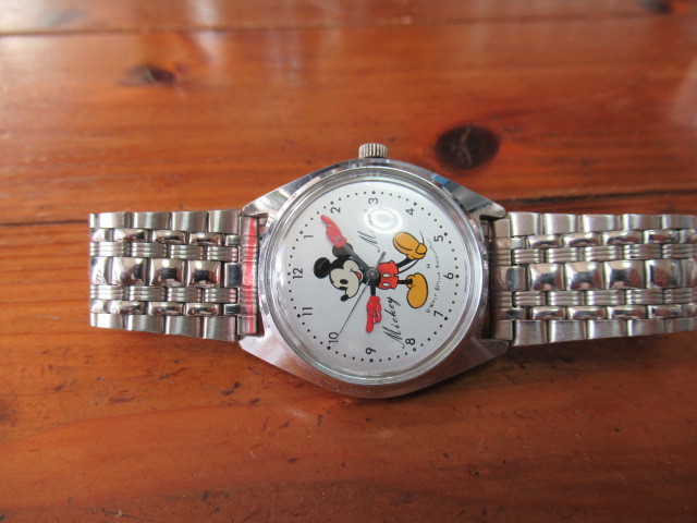 ミッキー腕時計3本、70年代レア ☆美品70sアンティークSeiko・ディズニータイム・MickeyMouse