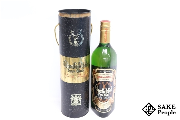 ◇注目! グレンフィデック ピュアモルト 8年 750ml 43% 箱 スコッチ ピュアモルト 8年 グレンフィディック 1円～★古酒★グレンフィディック 箱 SHOP