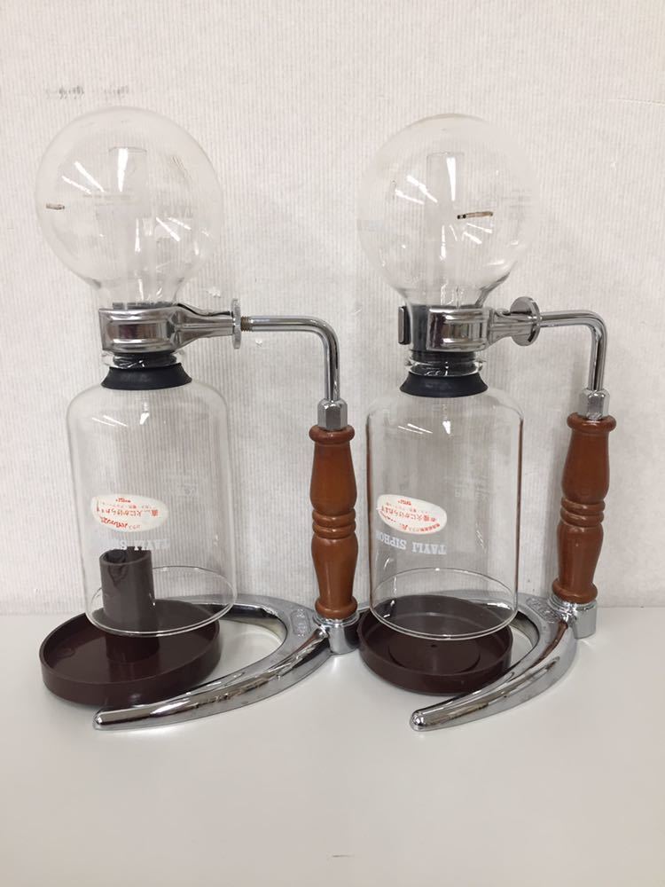 昭和レトロ　PYREX パイレックス　テイリサイホン　A型　2人用　サイフォン PYREX パイレックス コーヒーサイフォン テイリ サイホン A型 2点