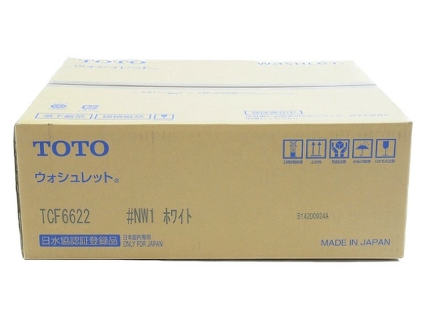 新品，品質保証 TOTO ウォシュレット SB TCF6622 #NW1 ホワイト 温水洗浄便座 T5266383(温水便座、ウォシュレット)｜売買されたオークション情報、yahooの商品情報をアーカイブ公開 - オークファン トイレ