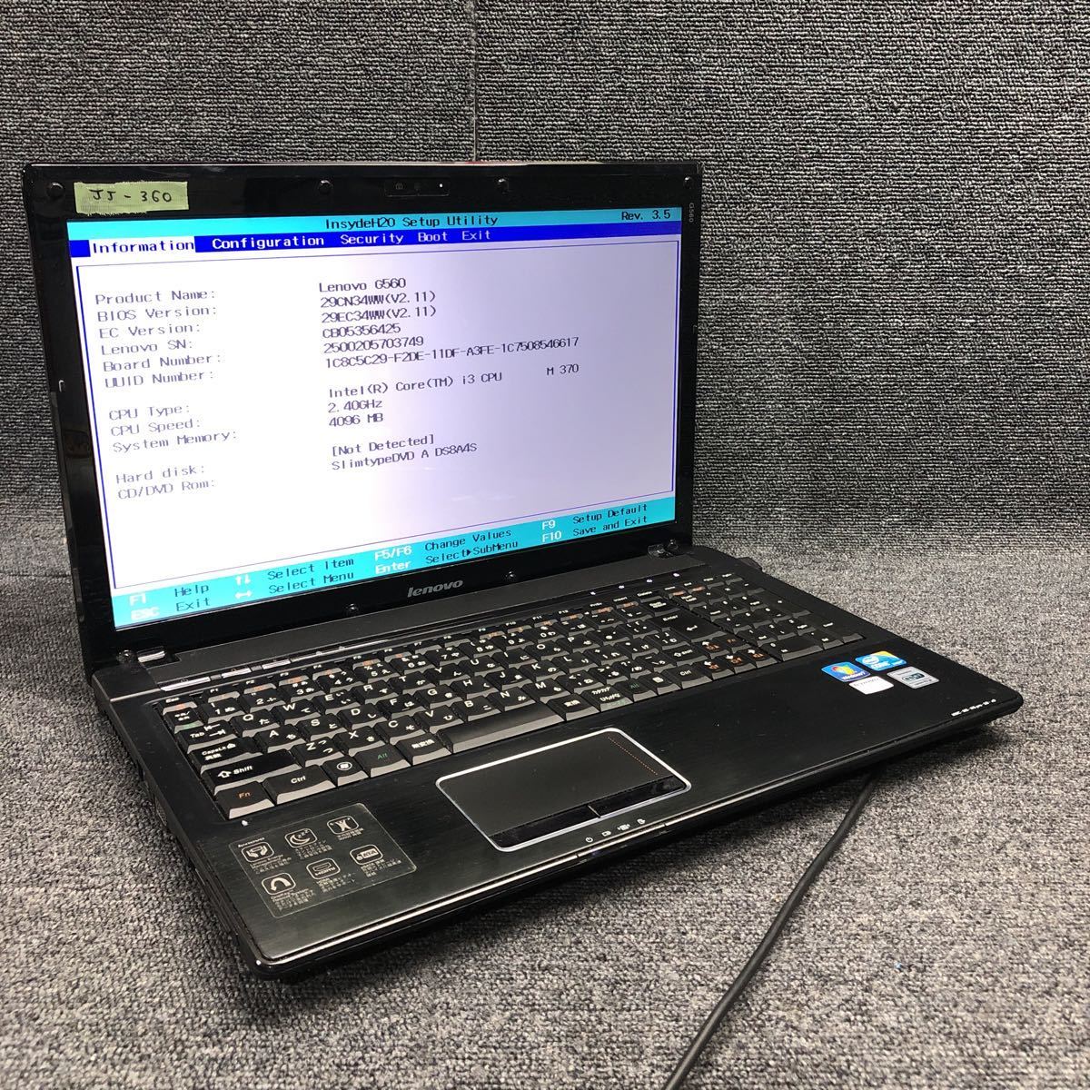 Lenovo 価格.com G560 - : (1⁄3) A4サイズ G560シリーズ G560（ノート
