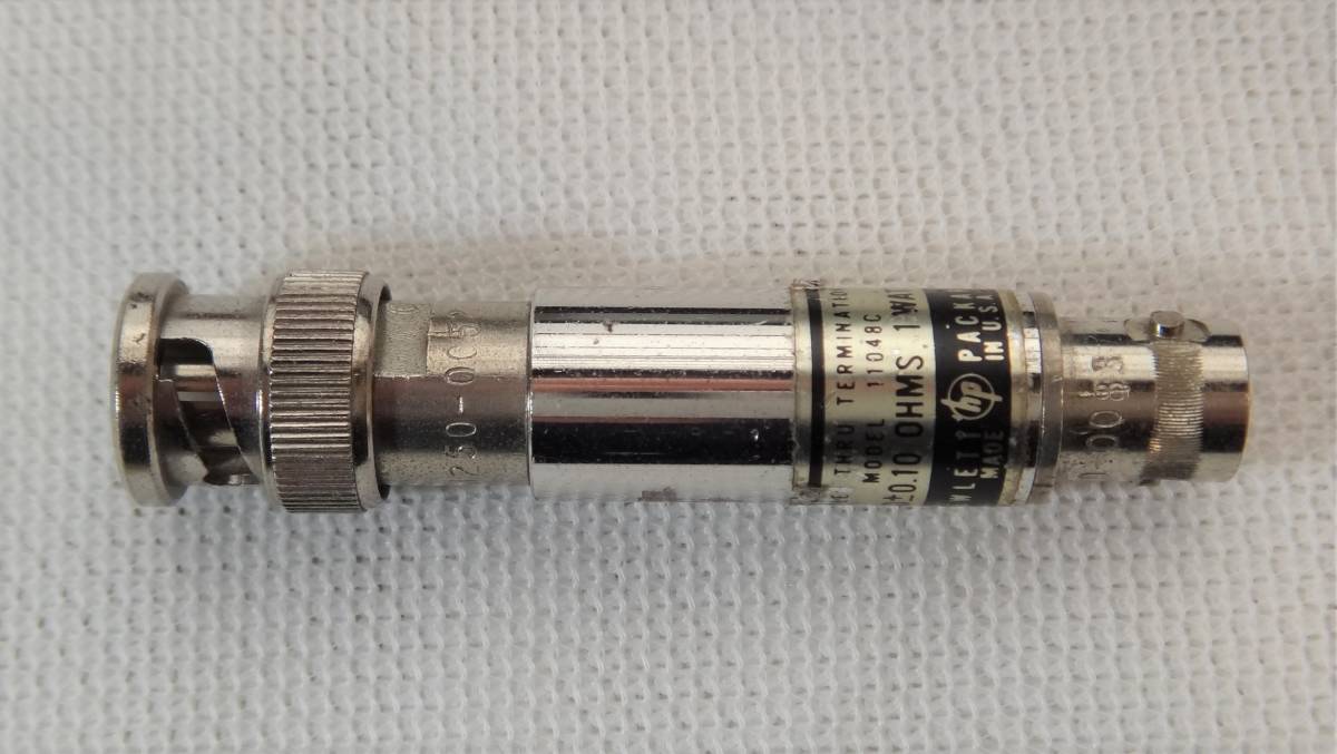 SWR&Powerメータ:Maldol MR-2000 + 終端:HP 11048C + 変換コネクタ + 他ケーブル 全てジャンク扱い ...