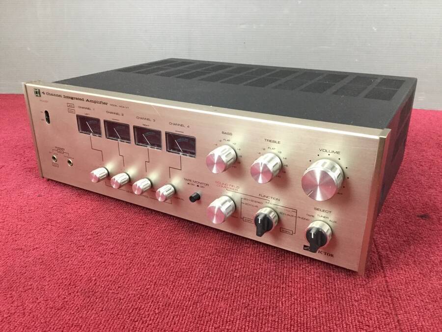 Victor MCA-V7 4チャンネルアンプ◇ジャンク品 美品保証書付 Victor