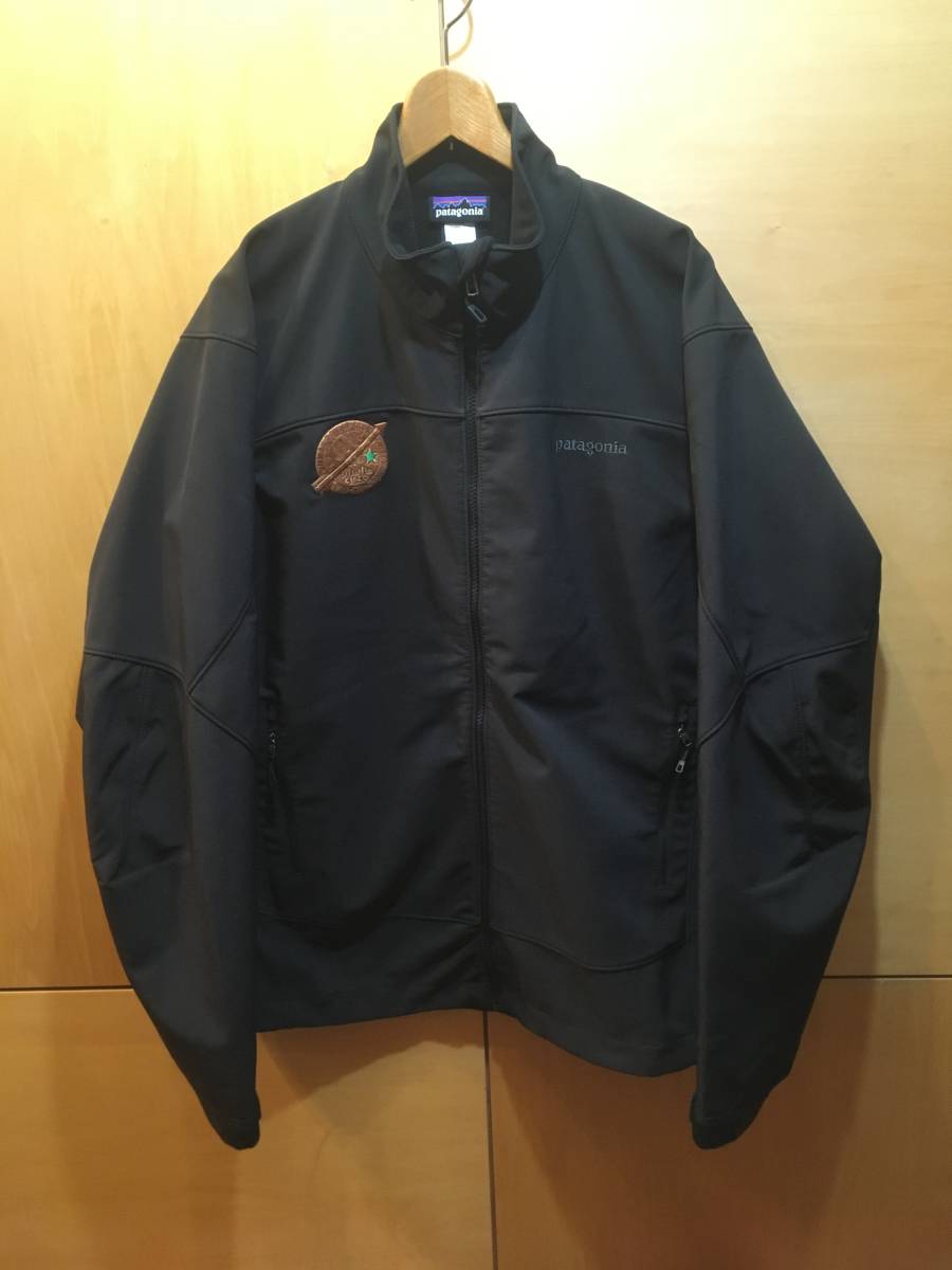 【新品，定番】 パタゴニア ジップアップ ソフトシェル ジャケット メンズ XL ポーラテック 黒 メンズ XL MDC 企業 ロゴ ブラック(XLサイズ以上)｜売買されたオークション情報、yahooの商品情報をアーカイブ公 男性用