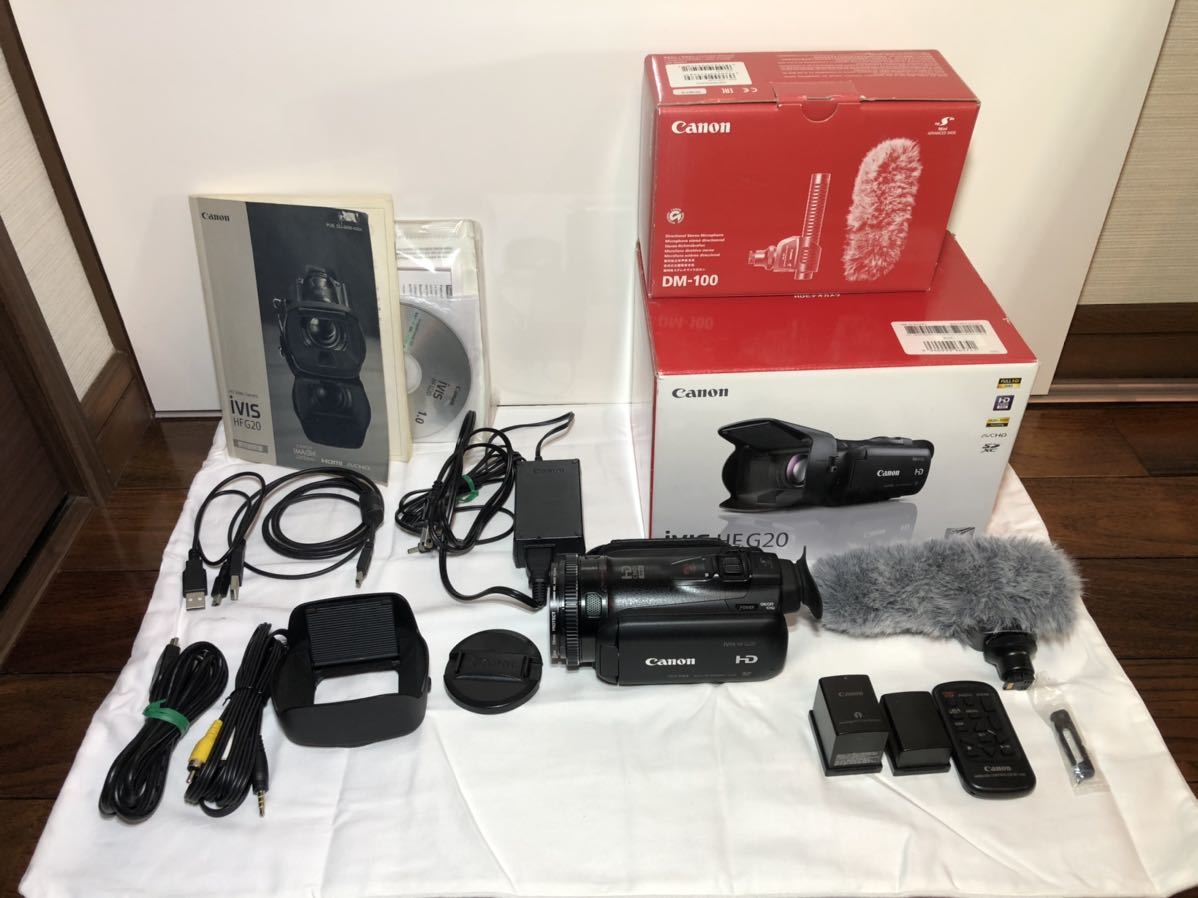 国内正規流通品 Canon ivis HF G20 指向性ステレオマイクロホン付き