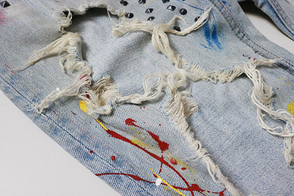 Number N Ine ガンズ期 デニムパンツ 30 インディゴ クラッシュ スタッズ ペイント ジーンズ ハート涙 ナンバーナイン Ut 123 ボトムス 売買されたオークション情報 Yahooの商品情報をアーカイブ公開 オークファン Aucfan Com