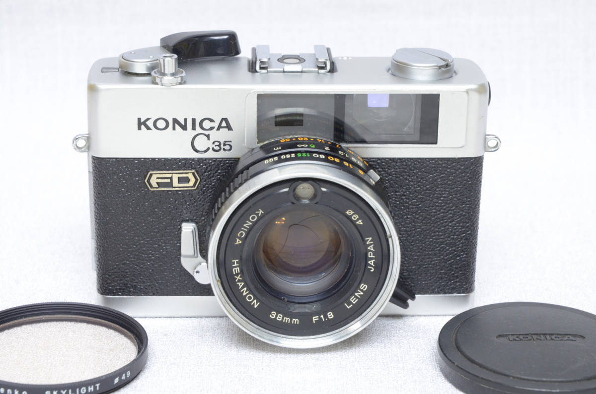 極美完動品】KONICA C35 FD 38mm F1.8 フィルムカメラ 【公式通販】