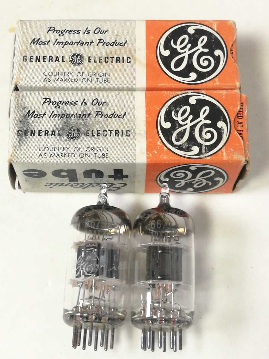 07772 GE 6679 12AT7 2本 真空管(真空管)｜売買されたオークション情報、yahooの商品情報をアーカイブ公開 ...