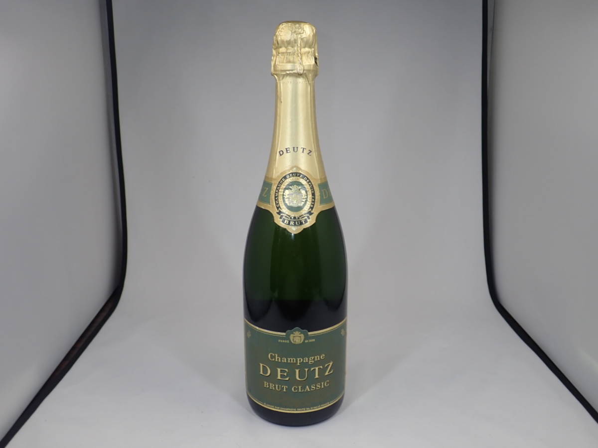 【驚きの破格値，新品】 未開栓 古酒 DEUTZ ブリュットクラシック シャンパン 750ml 12% オールドボトル(シャンパーニュ)｜売買されたオークション情報、yahooの商品情報をアーカイブ公開 - オークファン スパークリング