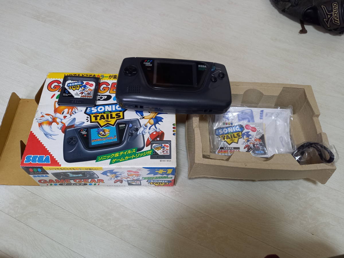 ジャンク品】ゲームギア・プラスワン「ソニック＆テイルズ」+ソフト2個