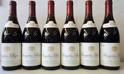 定番，SALE 1997年＞ボジョレーヴィラージュ 6本入梱包セット 赤750ml(ボジョレー)｜売買されたオークション情報、yahooの商品情報をアーカイブ公開 - オークファン 赤