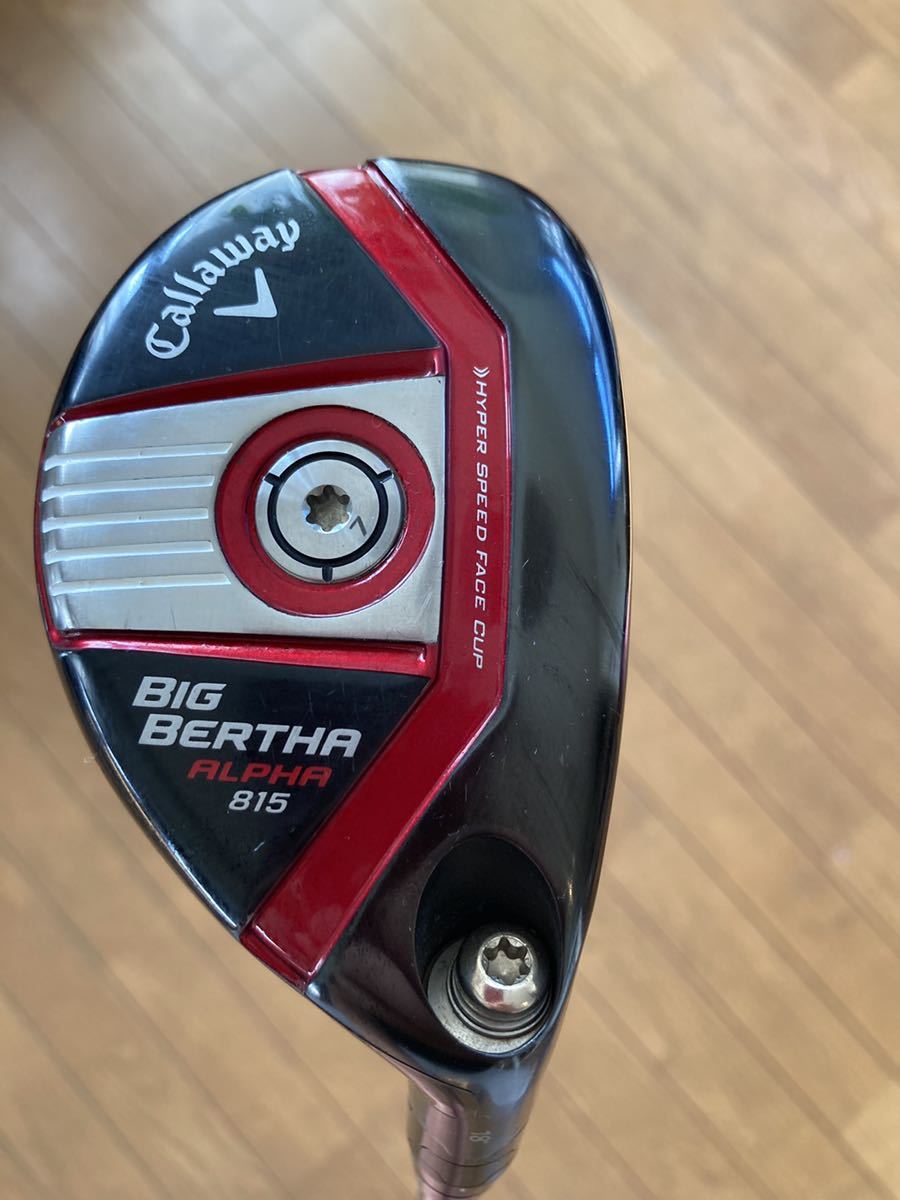 本物保証，高品質 キャロウェイゴルフ BIG BERTHA ビッグバーサ ALPHA 815 ユーティリティ NS950 ロフト18&deg;(キャロウエイ)｜売買されたオークション情報、yahooの商品情報をアーカイブ公開 - オークファン 男性右きき用