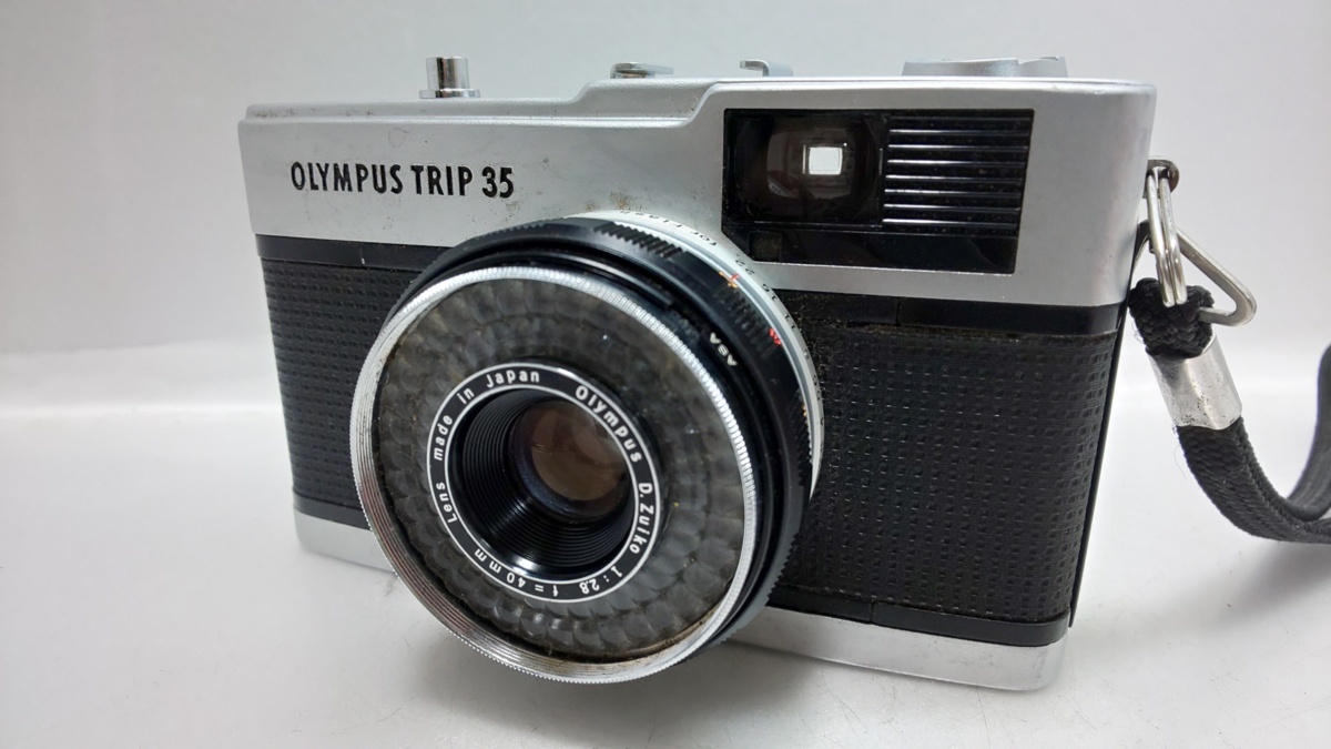 中古】OLYMPUS TRIP35 40mm F2.8 シャッター 赤ベロ不良 ジャンク扱