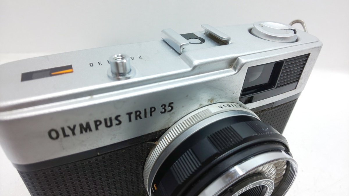 中古】OLYMPUS TRIP35 40mm F2.8 シャッター 赤ベロ不良 ジャンク扱