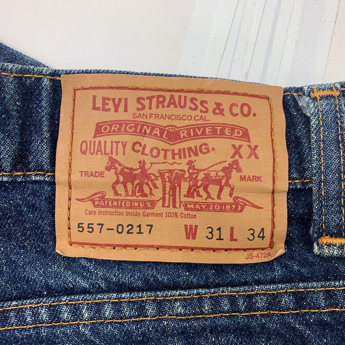 □リーバイス LEVIS 557-0217 557 足長ブーツカットフレア デニム 