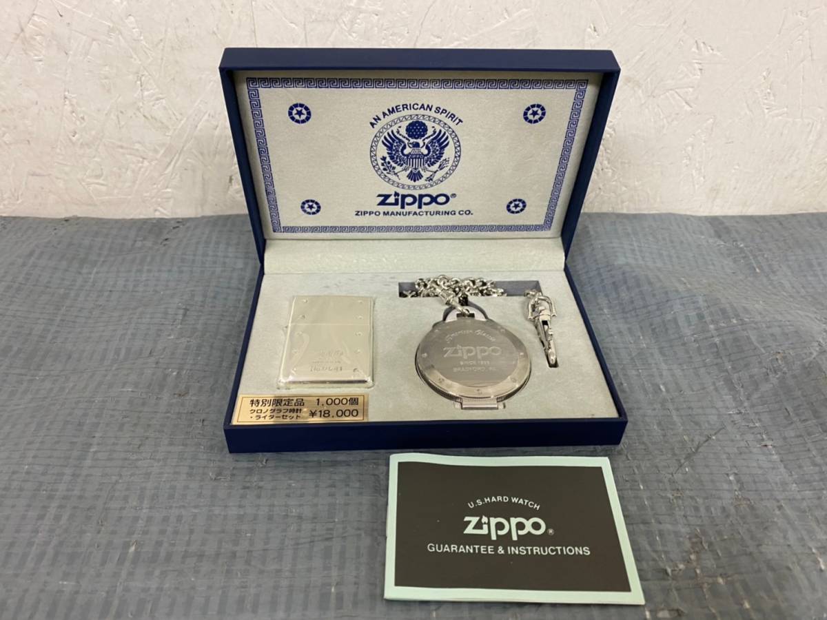 R2-11A-S40 ZIPPO ジッポ 特別限定品 1000個限定 クロノグラフ時計